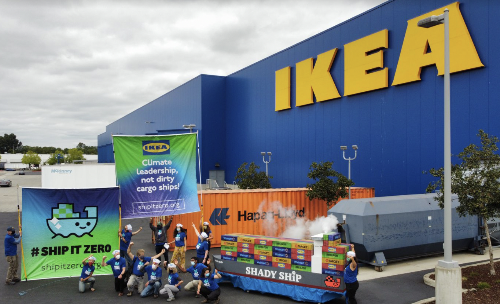 Photo of launch day action at Ikea