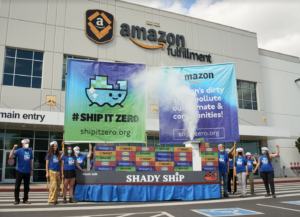 Photo of launch day action at Amazon